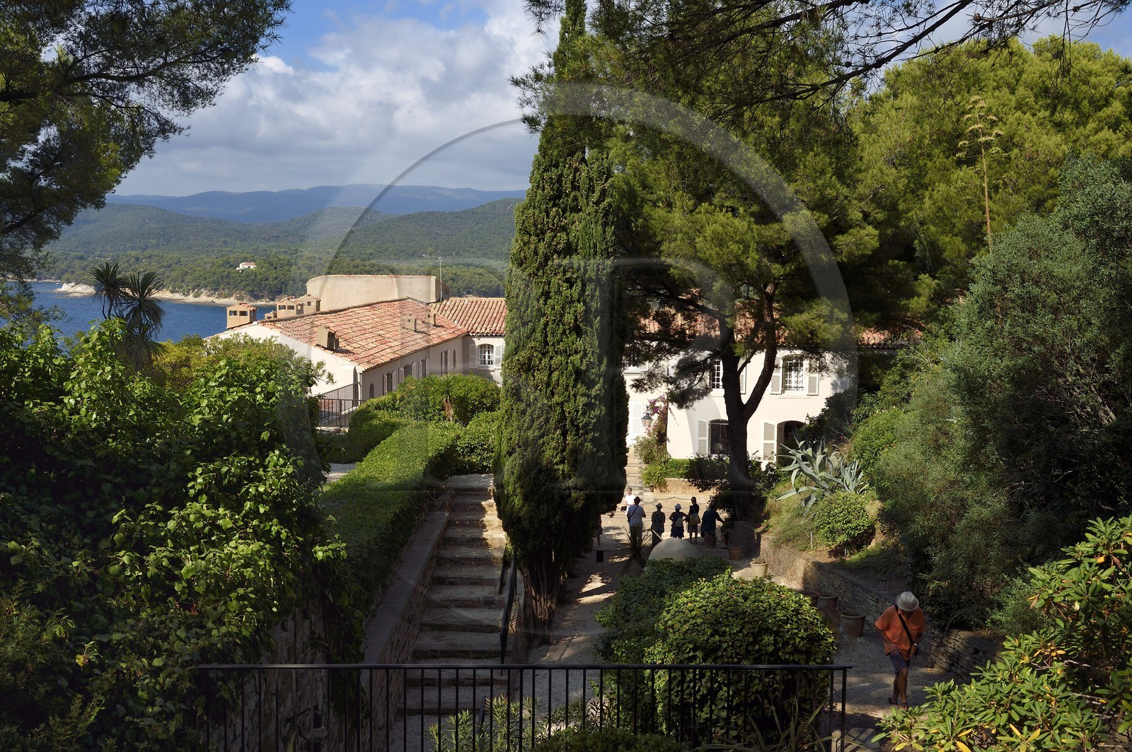 France, Var (83), Bormes les Mimosas, Fort de Brégançon, résidence officielle du président de la République