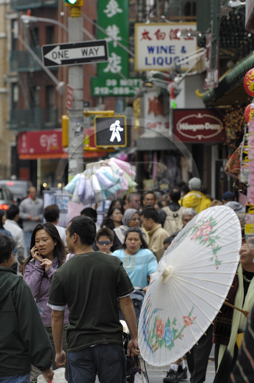 Etats-Unis, New York, Manhattan,  Mott street dans Chinatown