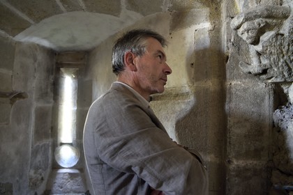 France, Allier (03), ancienne province du Bourbonnais, Besson, chateau de Fourchaud (XIVe siècle au XVIe siècle) appartenant aujourd'hui aux descendants des Bourbon-Parme