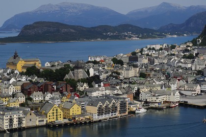 Norvège, More Og Romsdal, Alesund, le bout du tunnel