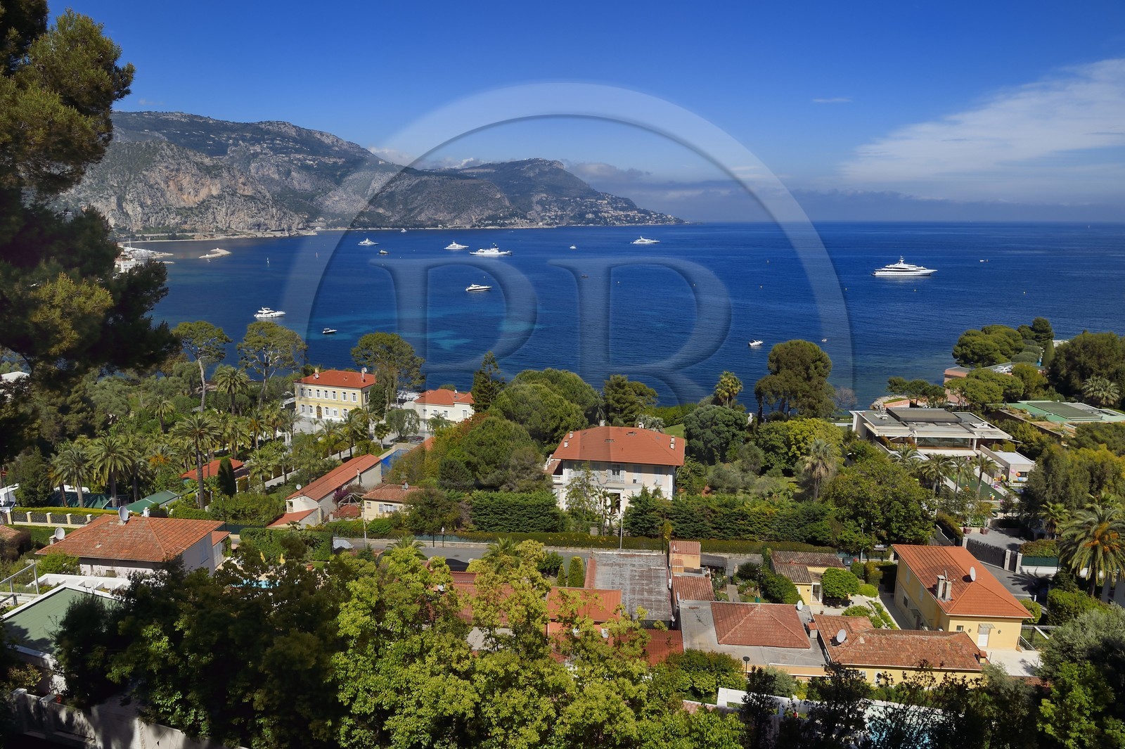 France, Alpes Maritimes (06), belles villas de Saint-Jean-Cap-Ferrat