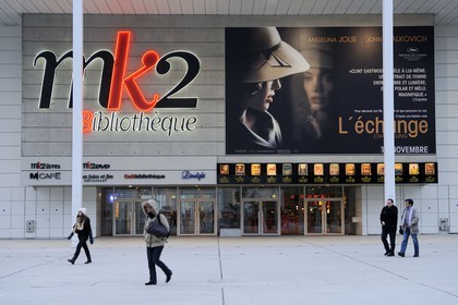 France, Paris (75), le cinéma multiplexe MK2 Bibliothèque face à la B.N.F.