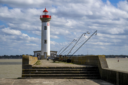 France, Loire-Atlantique (44), Saint-Nazaire, le phare du Vieux Mole