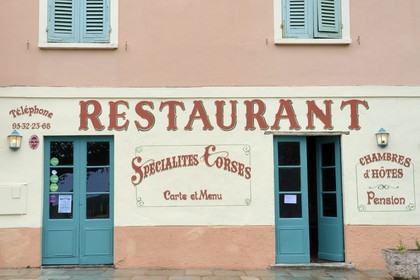 France, Haute-Corse (2B), Cap Corse, San Martino di Lota, Auberge U San Martinu