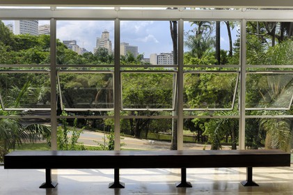 Brésil, Etat du Minas Gerais, Belo Horizonte, Palais des Arts, de l'architecte Oscar Niemeyer