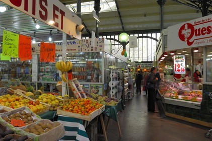 France, Paris (75), le Marché Saint-Quentin