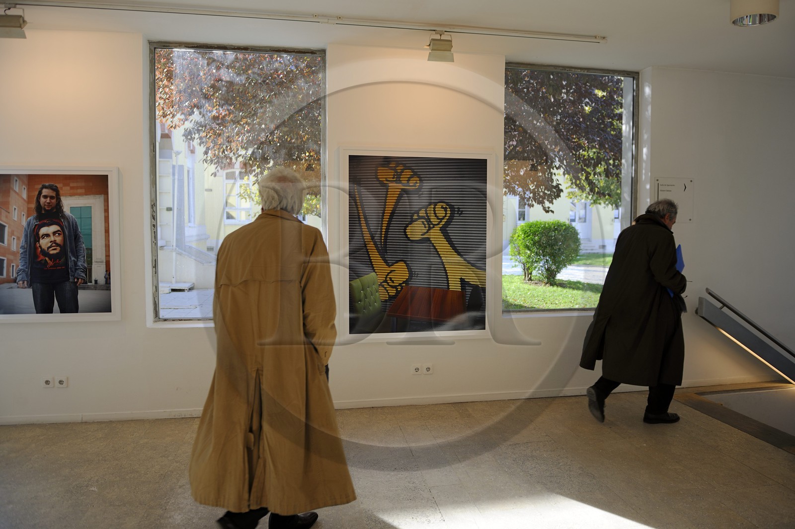 Turquie, Istanbul, quartier de Beyoglu, salle d'exposition dans le consulat de France dans la rue Istiklal Caddesi