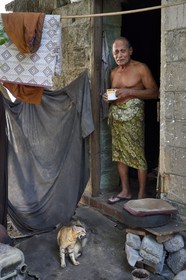 Sri Lanka, Province de l'Ouest, Negombo, un anglais arrivé ici en 1943 et jamais reparti
