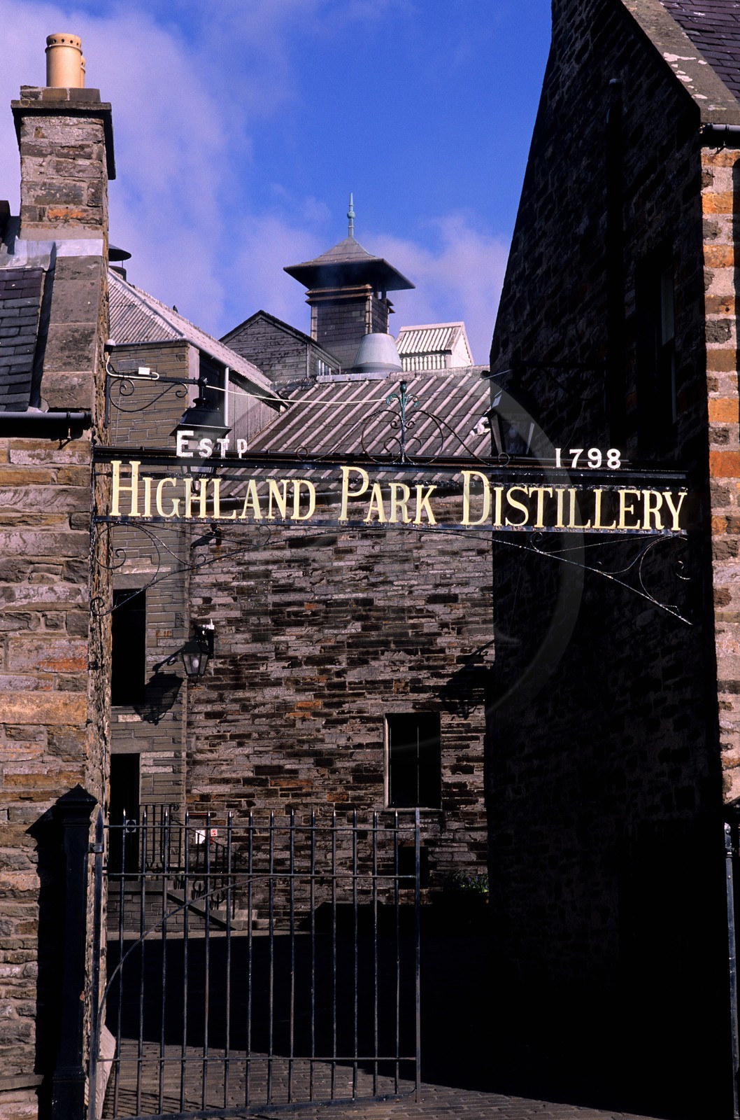Royaume-Uni, Ecosse, îles Orcades, distillerie de whisky pure malt Highland Park