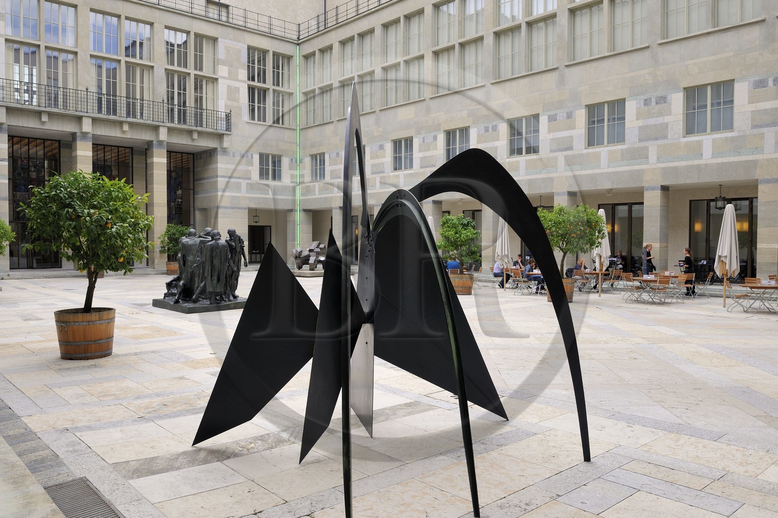 Suisse, Bâle, le musée des Beaux-Arts Kunstmuseum, oeuvre de Calder