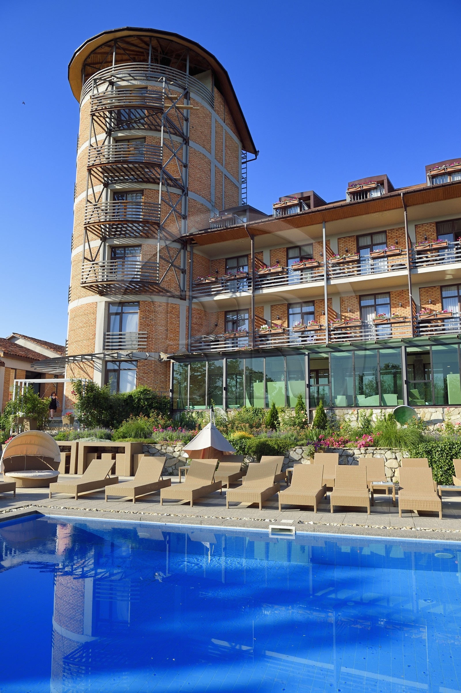 Géorgie, Kakheti, Telavi, Savaneti hotel