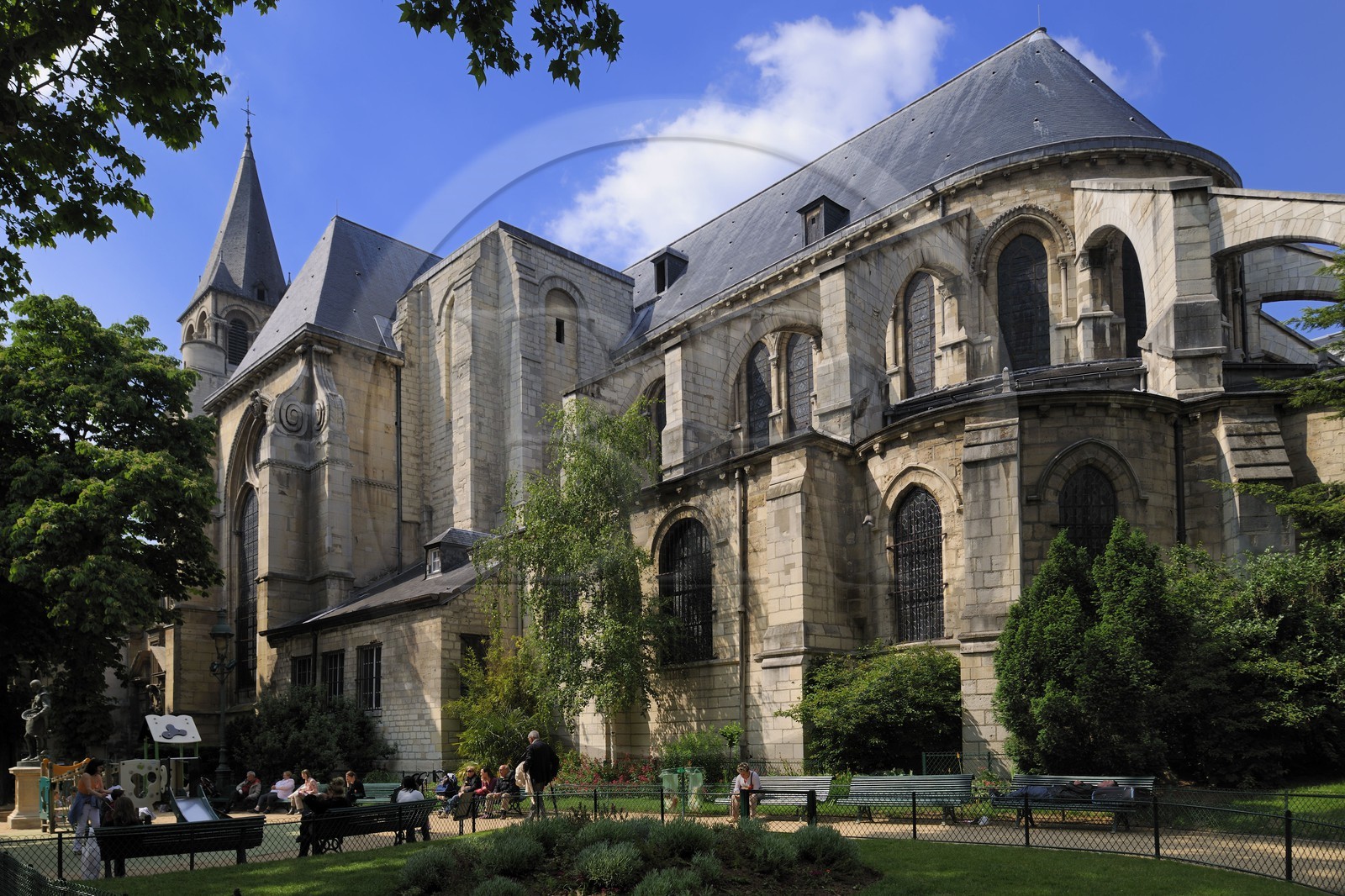 France, Paris (75), église Saint-Germain-des-Prés