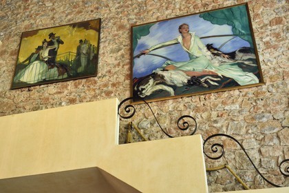 France, Alpes-Maritimes (06), Cannes, la villa Domergue, oeuvres du peintre Jean-Gabriel Domergue