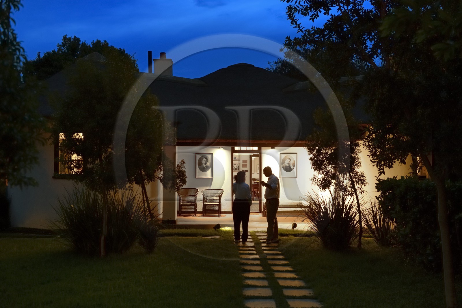 Afrique du Sud, province de Gauteng, Johannesburg, quartier résidentiel d’Orchards, Satyagraha House, hotel et musée situé dans la maison qui a hébergé Mohandas Gandhi de 1908 à 1909, construite en 1907 par son compagnon de route l’architecte allemand Hermann Kallenbach