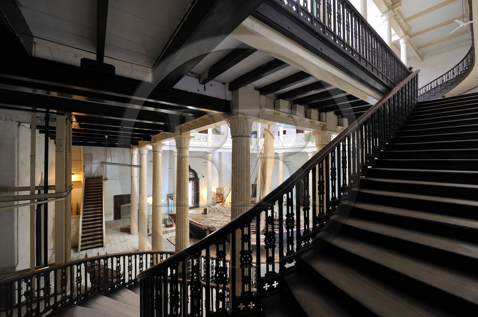 Tanzanie, archipel de Zanzibar, île de Unguja (Zanzibar), ville de Zanzibar, quartier Stone Town, classé Patrimoine Mondial de l' UNESCO, le Beit El-Ajaib ou Maison des Merveilles abrite le Zanzibar National Museum of History &Culture