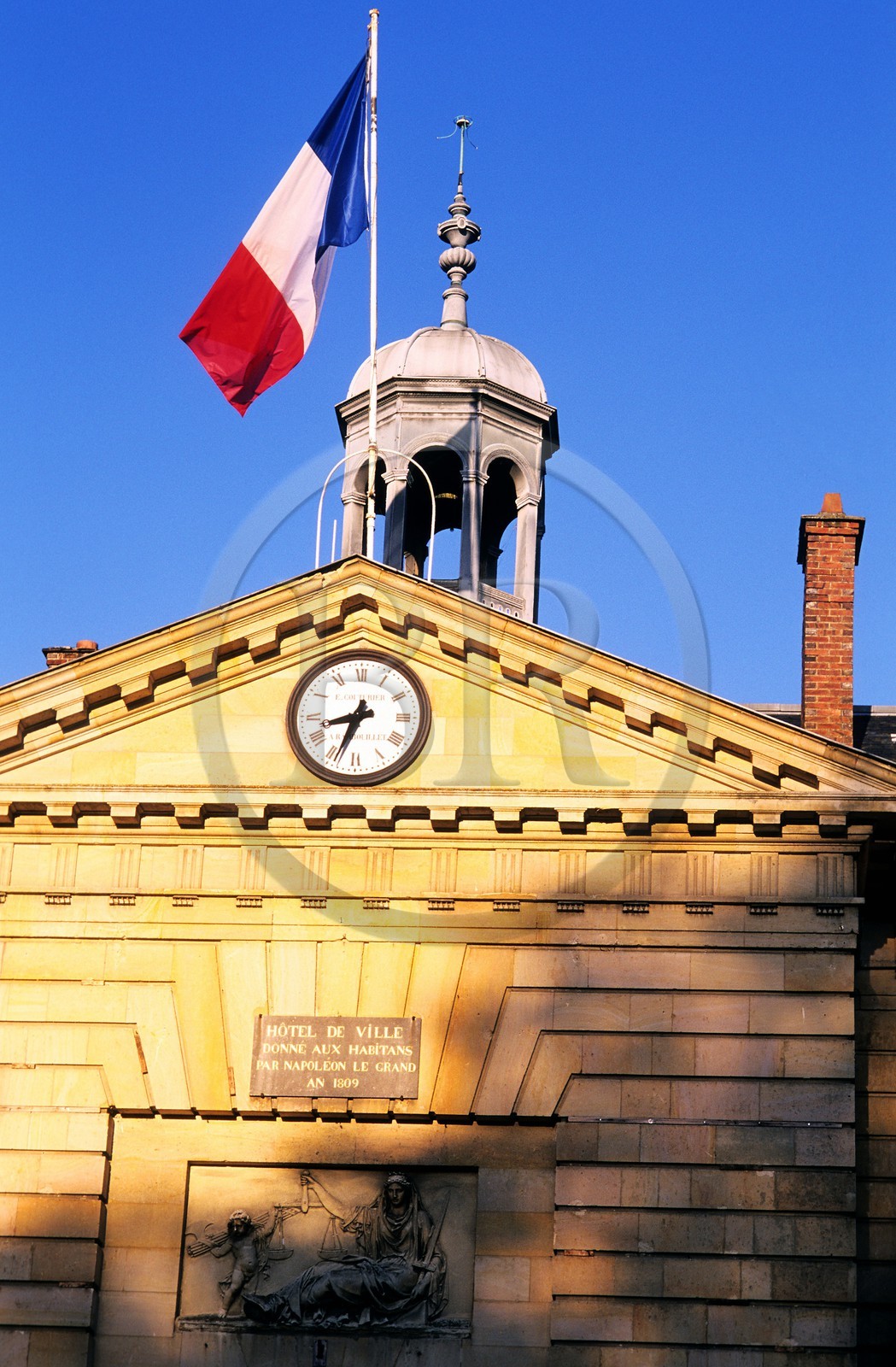 France, Yvelines (78), la mairie de Rambouillet