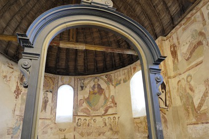 France, Loir-et-Cher (41), Saint-Jacques-des-Guérets, église romane Saint-Jacques construite au XIIème siècle