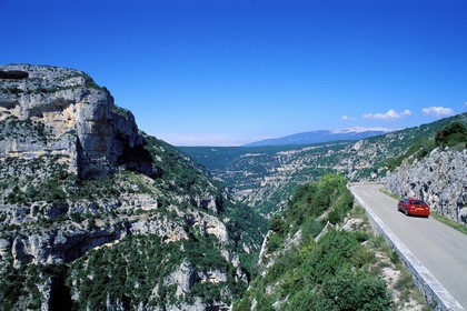 France, Vaucluse (84), les Gorges de la Nesque (Comtat Venaissin)