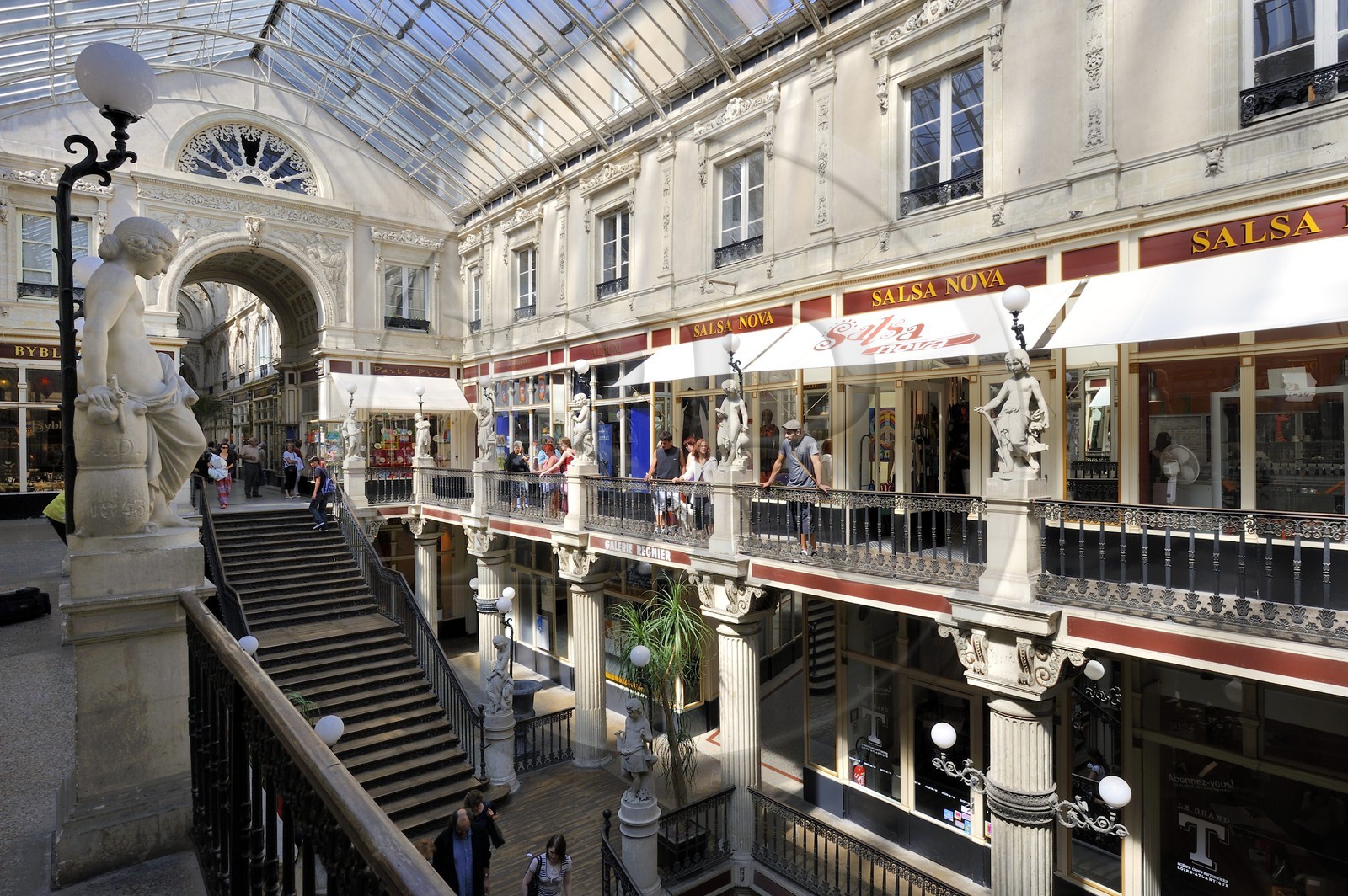 France, Loire-Atlantique (44), Nantes, le passage Pommeraye