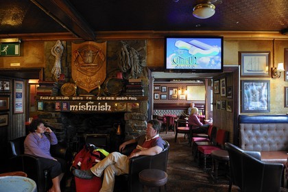 Royaume-Uni, Ecosse, Highland, Hébrides intérieures, Ile de Mull, Tobermory, the Mishnish hotel et pub