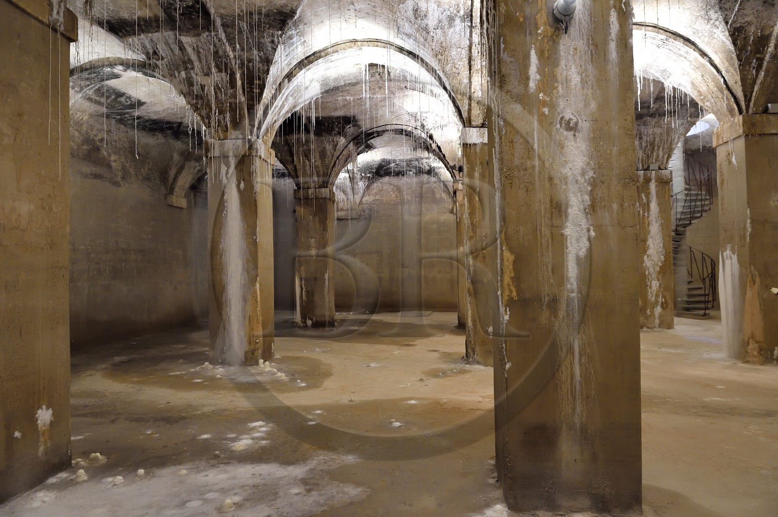 Principauté de Monaco, Monaco, le Rocher, le reservoir sous le palais princier