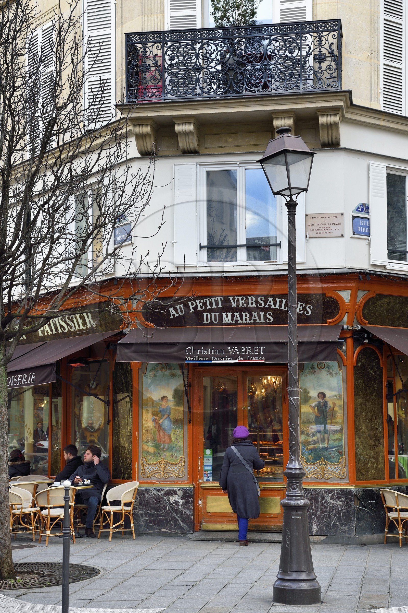 France, Paris (75), boulangerie patisserie Au Petit Versailles Du Marais tenue par Christian Vabret, Meilleur ouvrier de France