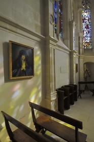 France, Indre-et-Loire (37), château de Chenonceau édifié de 1513 à 1521 de style Renaissance, la chapelle