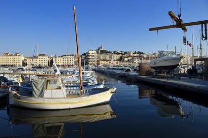 France, Bouches-du-Rhône (13), Marseille, Le Vieux Port,