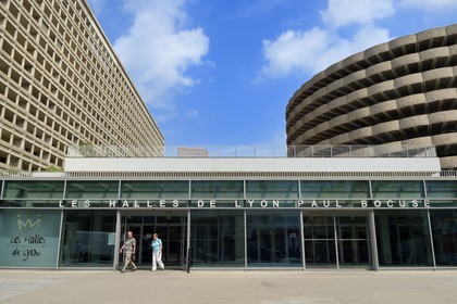 France, Rhône (69), Lyon, rue de Bonnel, les Halles Paul Bocuse