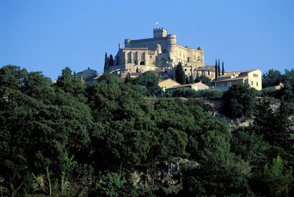 France, Vaucluse (84), Le Barroux, le château fort du 15Ième siècle (Comtat Venaissin)