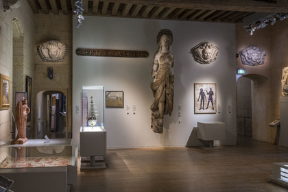 France, Loire-Atlantique (44), Nantes, quartier du Bouffay, le chateau des Ducs de Bretagne, Musée d'histoire de Nantes, salles consacrées à la traite négrière