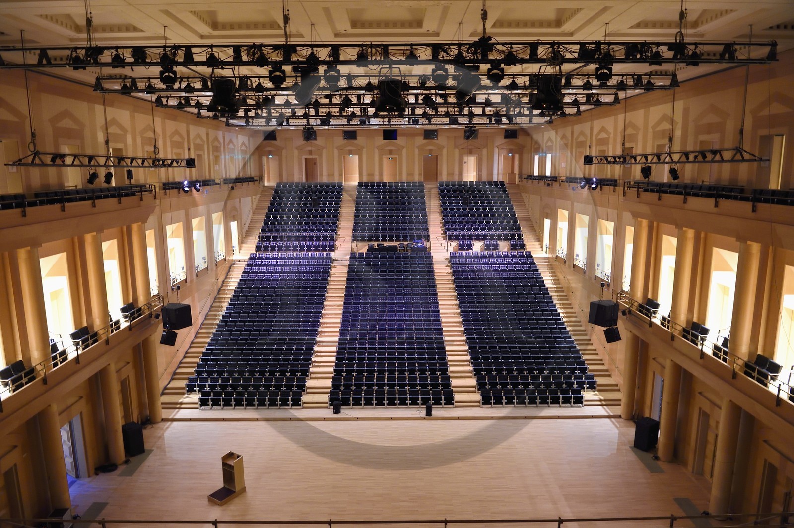 France, Moselle (57), Metz, la salle de spectacle de l'Arsenal réhabilité et réaménagé par l'architecte Ricardo Bofill