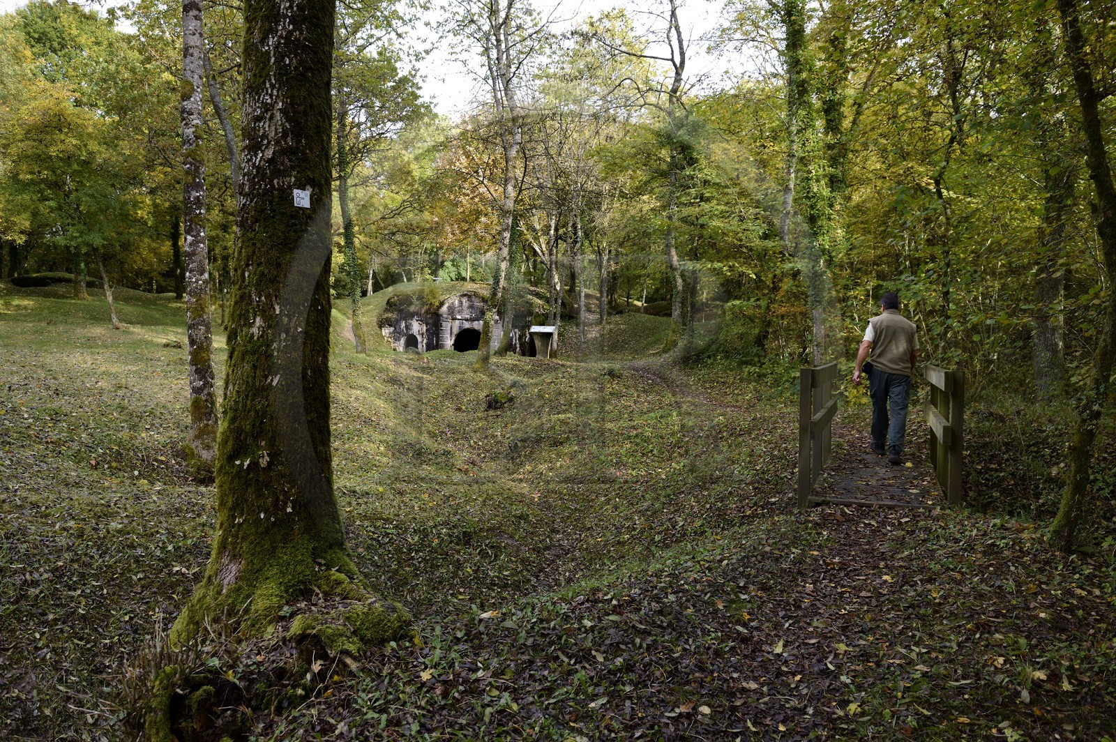 France, Meuse (55), région de Douaumont, bataille de Verdun, le Fort de Souville, la tourelle Bussière