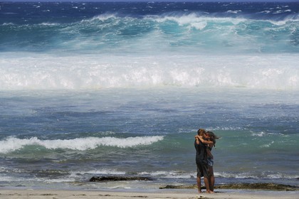 France, île de la Réunion, la côte sud, plage de Grand-Anse