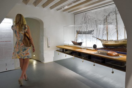 France, Var (83), Saint-Tropez, citadelle du XVIe siècle, musée d'Histoire maritime tropézienne