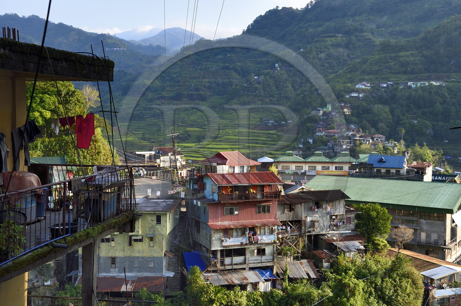 Philippines, province d'Ifugao, ville de Banaue