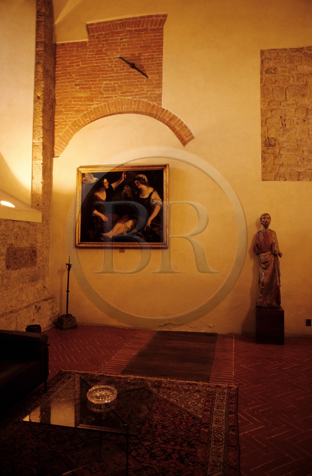 Italie, Toscane, Sienne, musée au siège de la banque Monte dei Paschi, la plus ancienne du monde (1472)