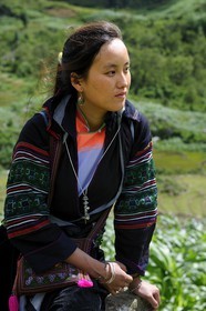 Vietnam, province de Lao Cai, région de Sapa, la minorité Hmong Noir