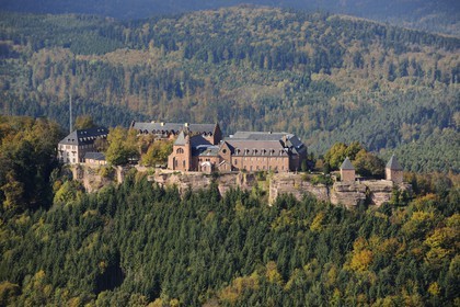 France, Bas-Rhin (67), le couvent du Mont Sainte-Odile (photo aérienne)