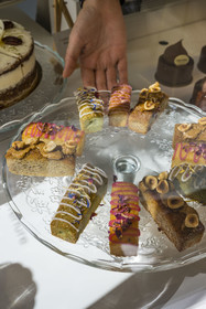 France, Hérault (34), Montpellier, centre historique appelé l'Ecusson, patisserie Clara Jung
