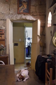 France, Corse-du-Sud (2A), Sartène, l'auberge l'Oasis du Lion à Roccapina