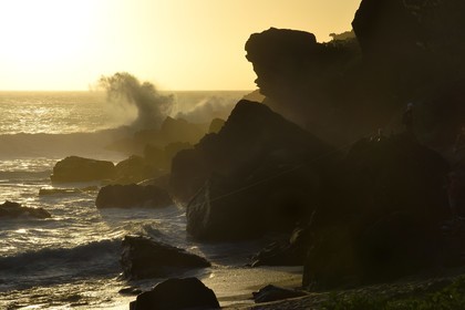 France, Ile de la Reunion, Petite-Ile sur la côte sud, plage de Grand-Anse