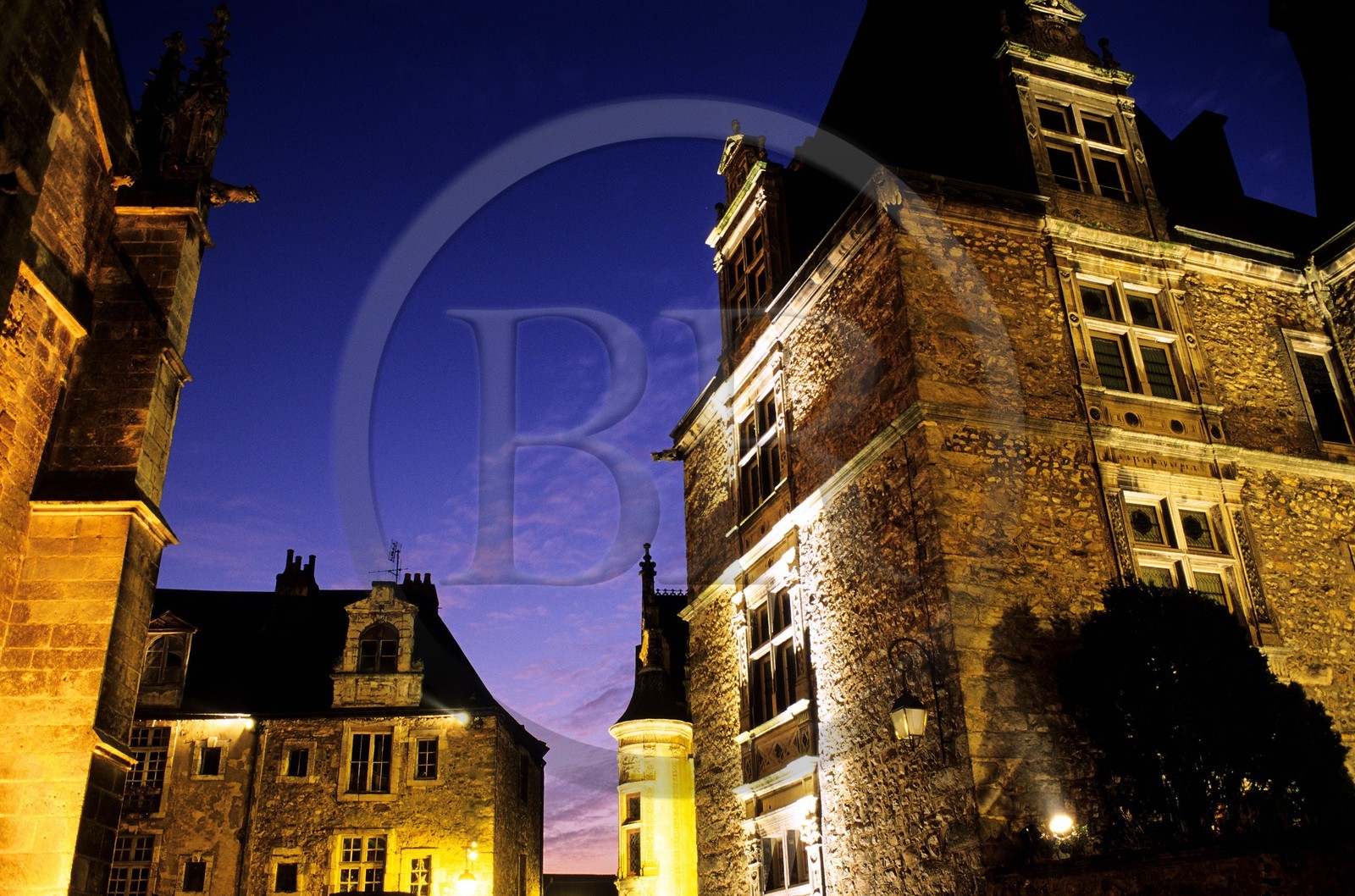 France, Sarthe (72), Le Mans, le vieux Mans vers la place Saint-Michel