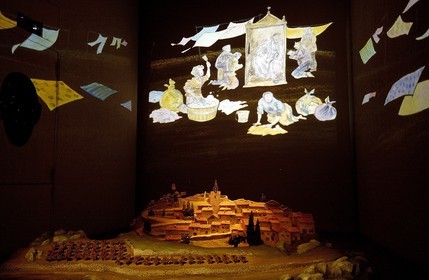 France, Aude (11), spectacle du sermon du cur