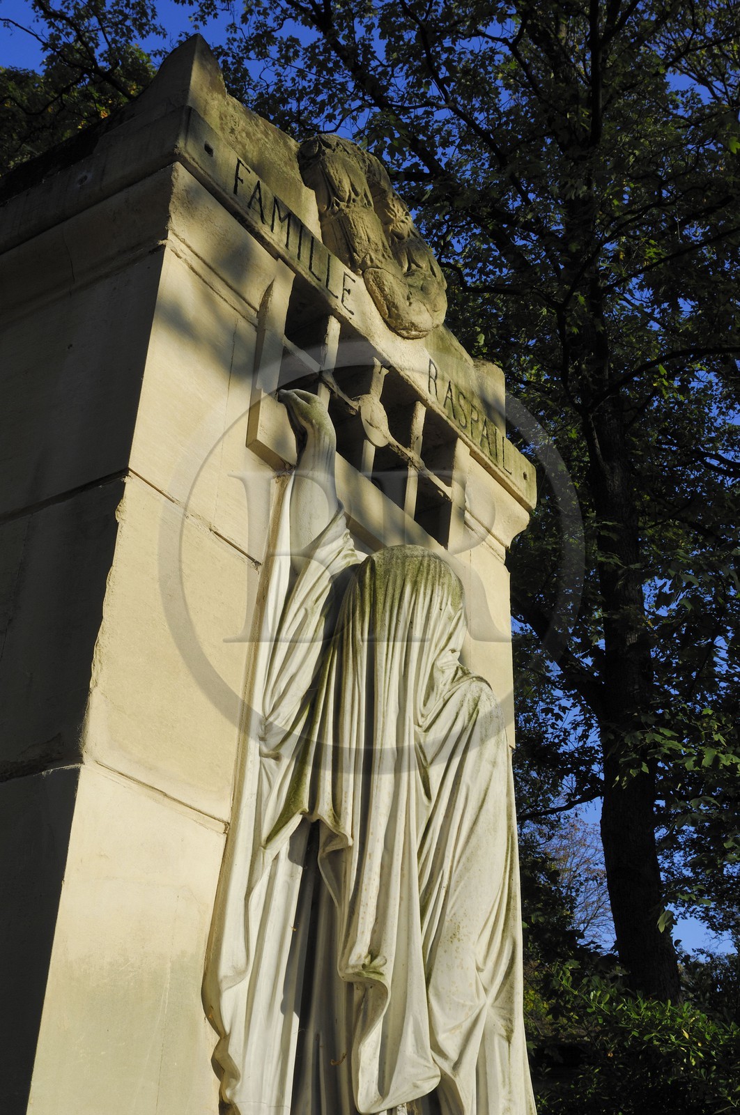France, Paris (75), cimetière du Père-Lachaise, sépulture de Raspail
