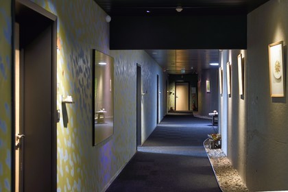 France, Haute-Loire (43), Saint-Bonnet-le-Froid, l'hotel du Restaurant 3 étoiles Régis et Jacques Marcon