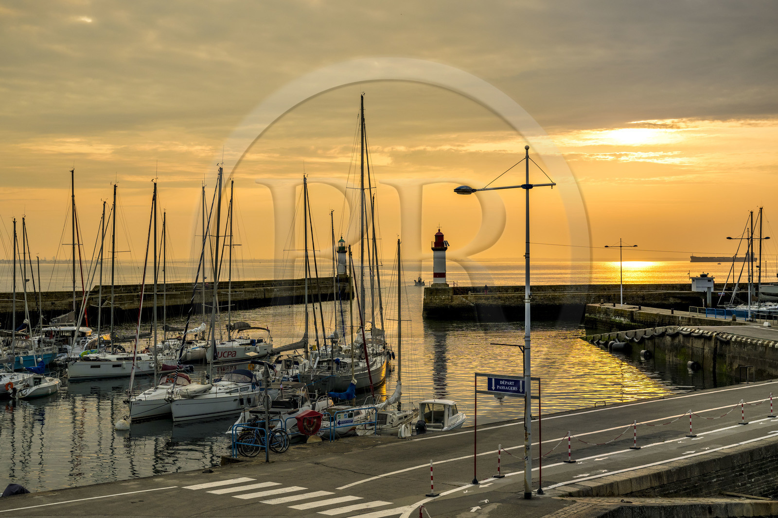 France, Morbihan (56), Ile de Groix, Port Tudy, le port
