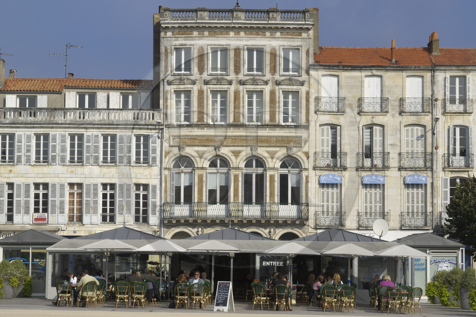 France, Charente-Maritime (17), Rochefort, la place Colbert