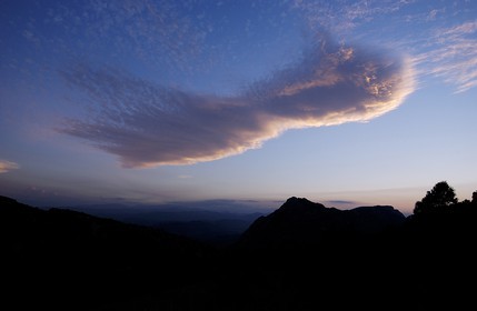 France, Aude (11) nuage apr