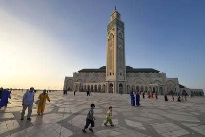 Maroc, Casablanca, Grande Mosquée Hassan II